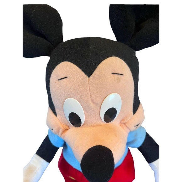 Vintage 1988 Playskool Disney Mickey Mouse Talking Pull String 22” Plush - Picture 3 of 10